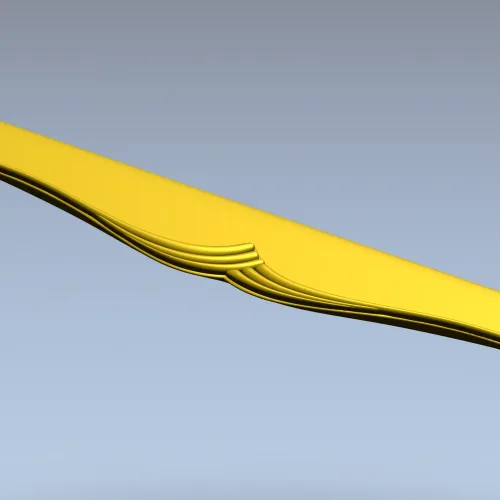 Wavecrest Apron STL 3D Model for CNC