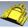 Киот с тремя куполами - 3D модель в формате STL для ЧПУ