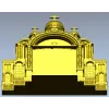 Киот с тремя куполами - 3D модель в формате STL для ЧПУ