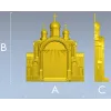 Киот с тремя куполами - 3D модель в формате STL для ЧПУ