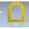 Арочный киот в резном стиле - STL для ЧПУ