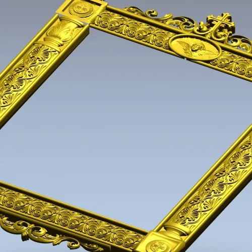 Византийский киот для ЧПУ - 3D модель STL