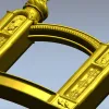 Киот с архангелами - резная рама STL для ЧПУ