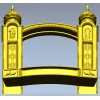 Киот с архангелами - резная рама STL для ЧПУ