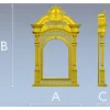 Киот "Крестослав" - 3D модель STL для ЧПУ