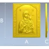 Богородица Одигитрия (Афонская) - 3D модель STL для ЧПУ