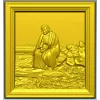 Христос в пустыне - рельефная 3D модель STL для ЧПУ