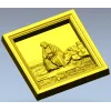 Христос в пустыне - рельефная 3D модель STL для ЧПУ