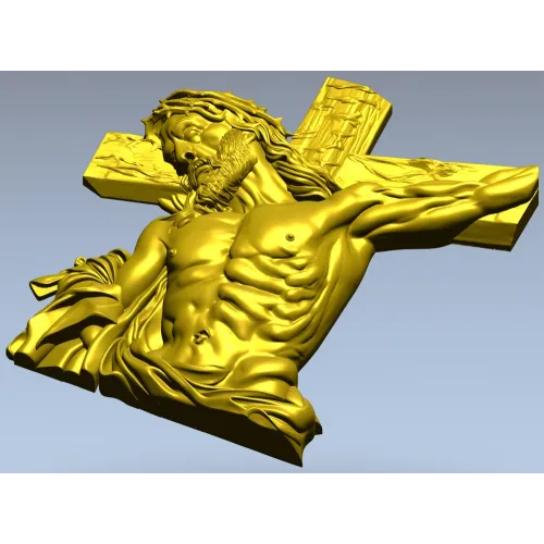 Распятие Христово - 3D модель в формате STL для ЧПУ