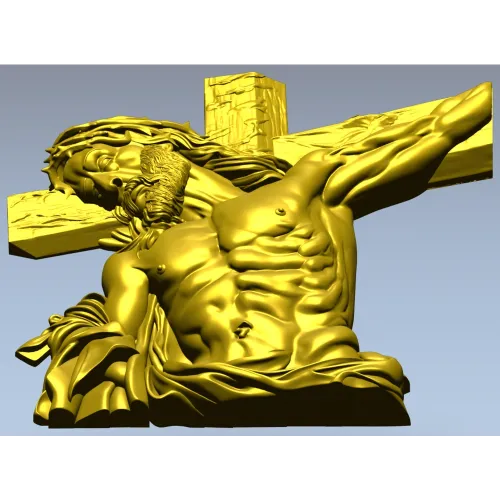 Распятие Христово - 3D модель в формате STL для ЧПУ