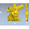Распятие Христово - 3D модель в формате STL для ЧПУ