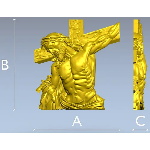 Распятие Христово - 3D модель в формате STL для ЧПУ