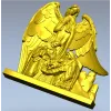 Ангел-хранитель у ясель - stl 3D модель для ЧПУ