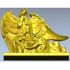 Ангел-хранитель у ясель - stl 3D модель для ЧПУ