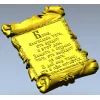 Панно "Свиток благословения" - 3D STL модель для ЧПУ