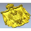 Царский герб в мантии - 3D модель STL для ЧПУ