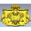 Царский герб в мантии - 3D модель STL для ЧПУ