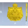 Царский герб в мантии - 3D модель STL для ЧПУ