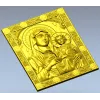 Иерусалимская Богоматерь - 3D модель STL для ЧПУ (икона, барельеф)