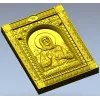 Saint Matrona of Moscow - detailed icon relief STL for CNC