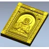 Saint Matrona of Moscow - detailed icon relief STL for CNC