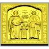Икона святых Рафаила, Николая и Ирины - STL 3D модель для ЧПУ