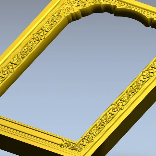 Арочный киот в классическом стиле - 3D модель STL для ЧПУ
