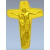 Распятие со Святой Богородицей - 3D модель STL для ЧПУ