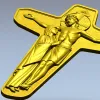 Распятие со Святой Богородицей - 3D модель STL для ЧПУ