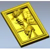 Hand of Jesus - high-relief framed panel STL for CNC carving