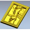 Hand of Jesus - high-relief framed panel STL for CNC carving