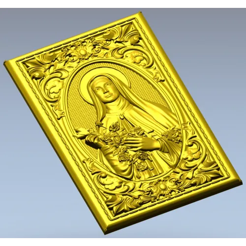 Святая Тереза из Лизьё - 3D модель STL для ЧПУ