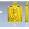 Икона Николай Чудотворец - 3D модель STL для ЧПУ