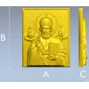 Икона Святой Николай Чудотворец - 3D модель STL для ЧПУ