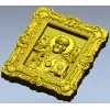 Икона Святой Николай Чудотворец - 3D модель STL для ЧПУ