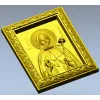 Saint Sergius of Radonezh - High Relief Icon STL