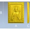 Saint Sergius of Radonezh - High Relief Icon STL