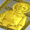 Александр Невский - иконостасный рельеф в формате STL для ЧПУ