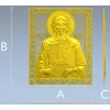Александр Невский - иконостасный рельеф в формате STL для ЧПУ