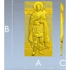 3D модель STL - Икона святого Александра Невского