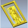Saint Alexander Nevsky high-relief panel STL