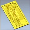 Saint Anna the Prophetess - STL 3D panel for CNC router