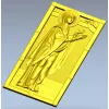 Saint Anna the Prophetess - STL 3D panel for CNC router