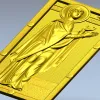 Saint Anna the Prophetess - STL 3D panel for CNC router