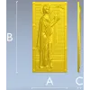 Saint Anna the Prophetess - STL 3D panel for CNC router