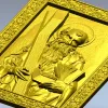 Апостол Андрей - резная икона в формате STL для ЧПУ