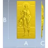 Апостол Андрей - 3D модель STL для ЧПУ