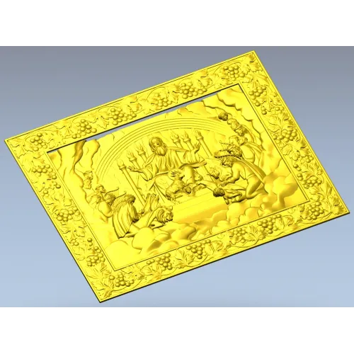 Апостолы пред Господом - 3D модель STL для ЧПУ