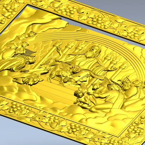 Апостолы пред Господом - 3D модель STL для ЧПУ