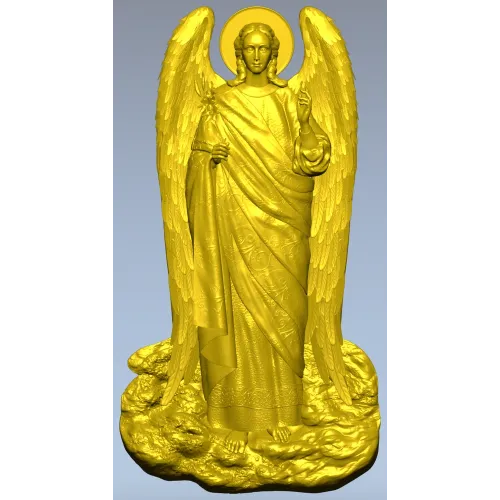Archangel Gabriel - detailed STL 3D model for CNC